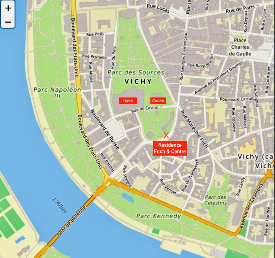 Le Vichy Centre, Spacieux Et Cosy T2 Avec Vue, Au Calme Eksteriør bilde